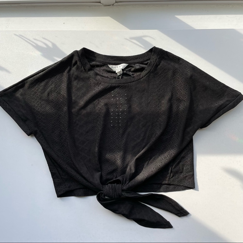 ASOS/Brave Soul Tie Front Top